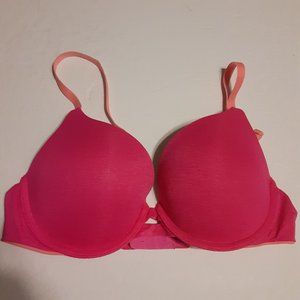 Victoria's Secret Women's Pink Padded Perfect Coverage Bra Size 34C 337549